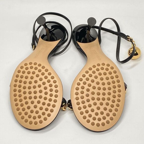 Bottega Veneta Round Toe Chain & Ball Embellished High Heel Sandals size 39 - Picture 13 of 14